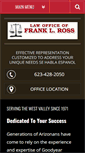 Mobile Screenshot of frankrosslaw.com